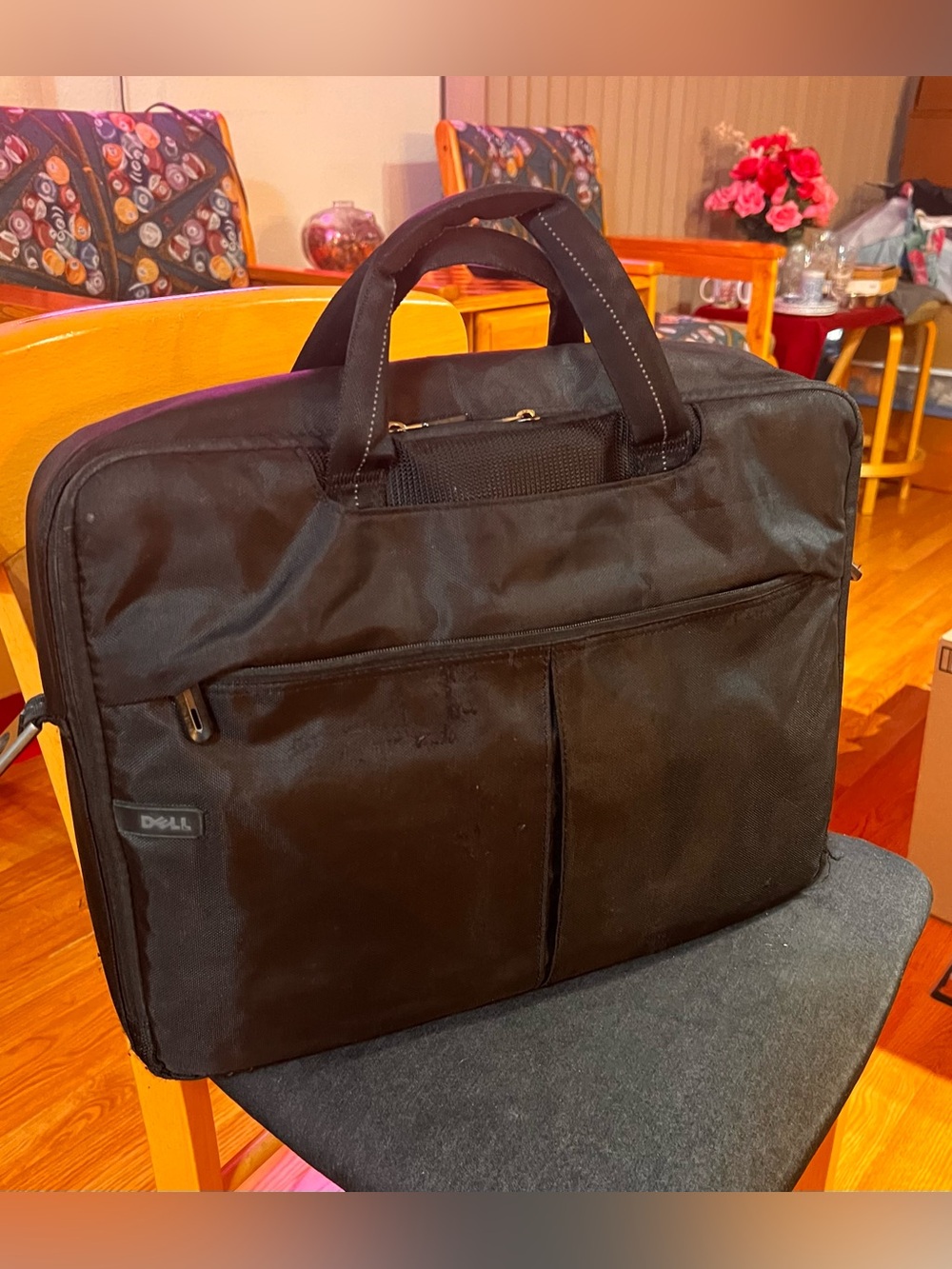 Dell Laptop Briefcase Bag 17" x 13" several Compartments padded shoulder Strap